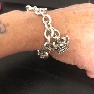 Juicy Couture Sterling Silver Charm Bracelet